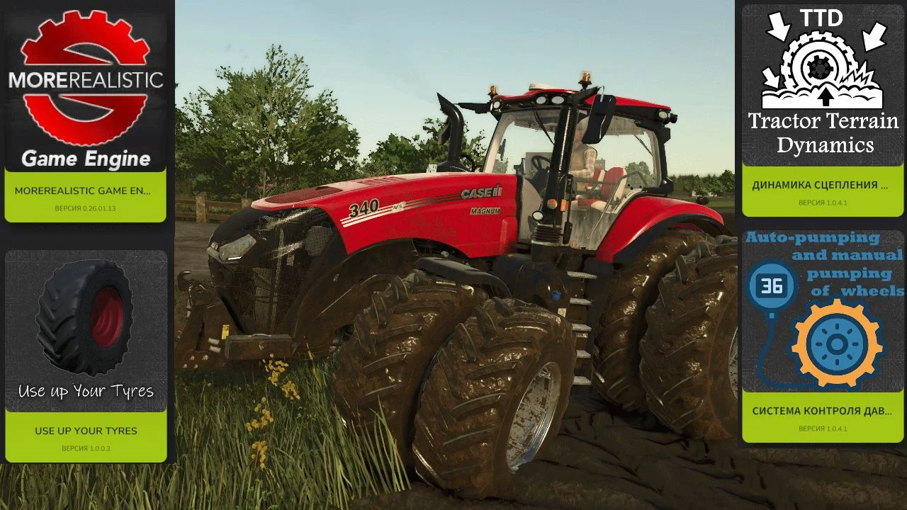 FS25 Tractor Terrain Dynamics V1.0.3.2 Other Mod