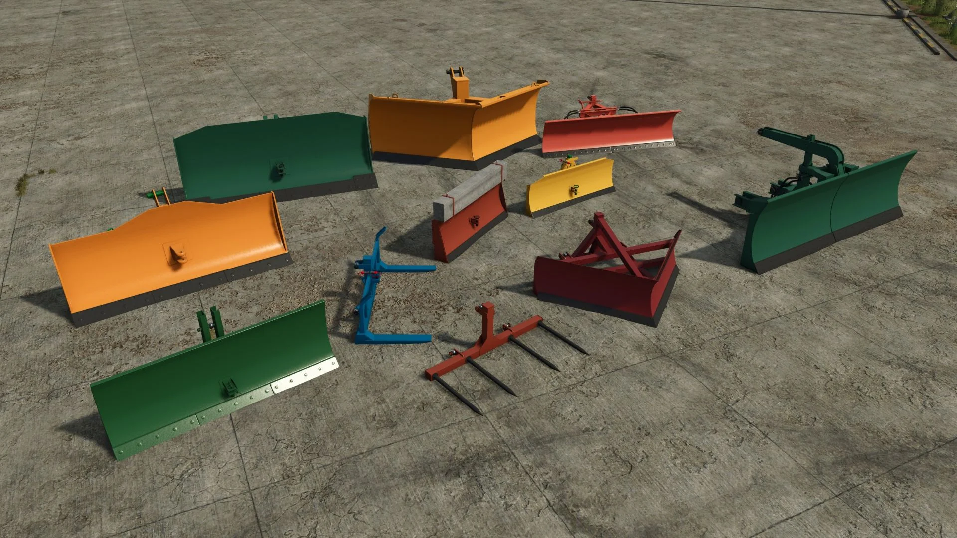 FS25 Tractor tools pack V1.0 Other Mod FS25 Mod Free Download