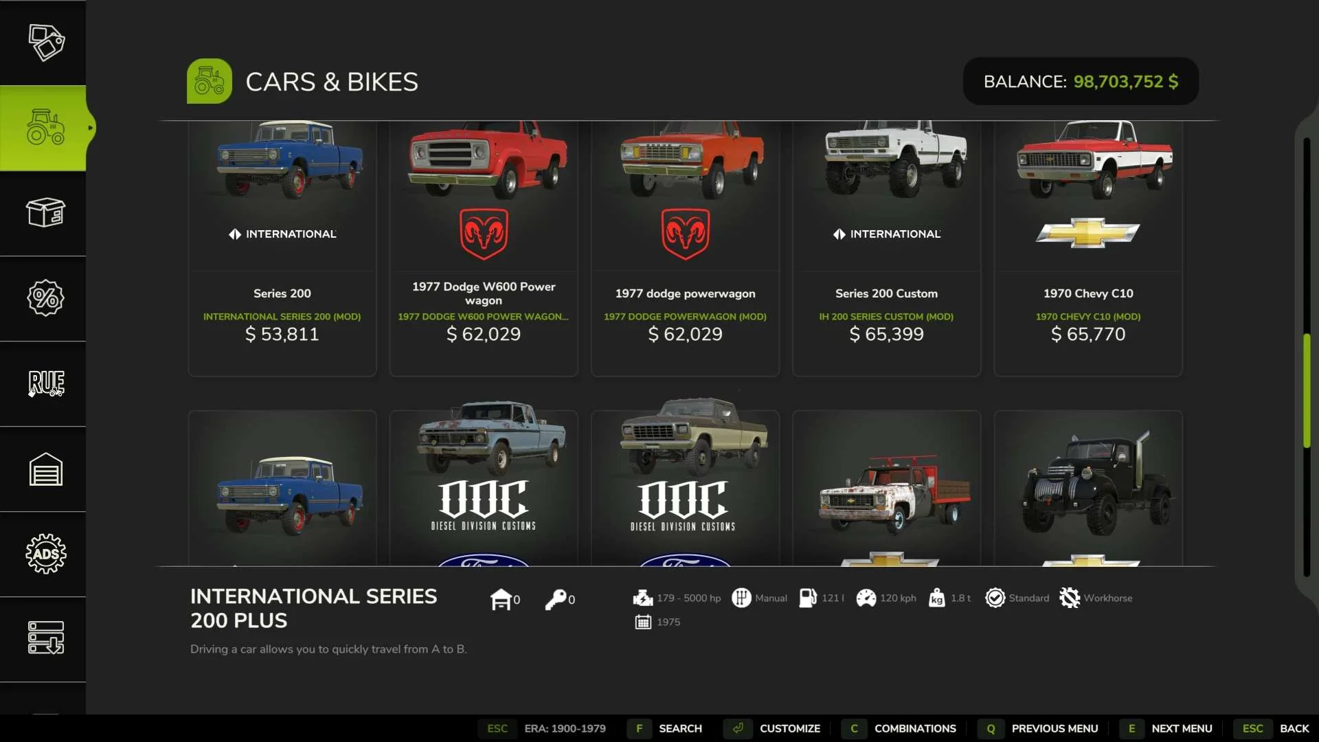 FS25 True Vintage Start v1.0 Other Mod