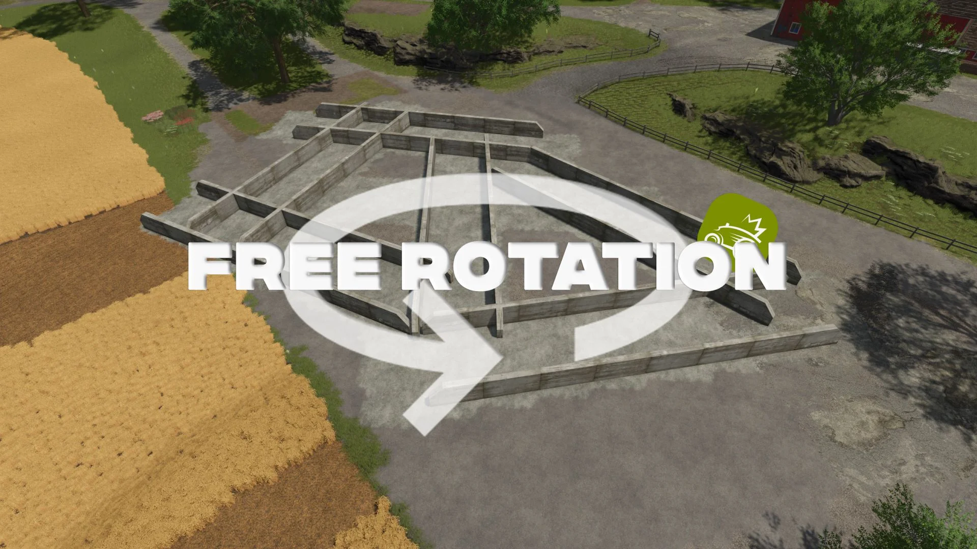 FS25 Turn the placeable objects freely V1.0 Other Mod FS25 Mod Free Download