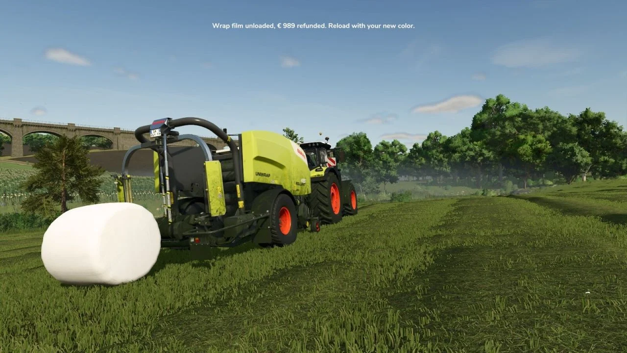 FS25 Unload Bale Wrap V1.0.1 Other Mod