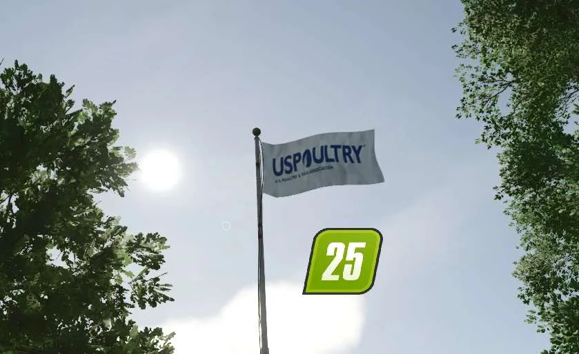 FS25 US Poultry & Egg Association Flag v1.0 Other Mod FS25 Mod Free Download
