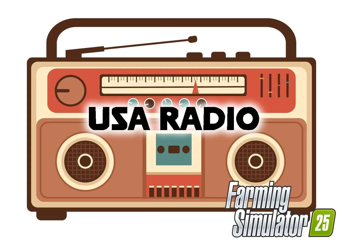 FS25 USA Radio V1.0 Other Mod FS25 Mod Free Download