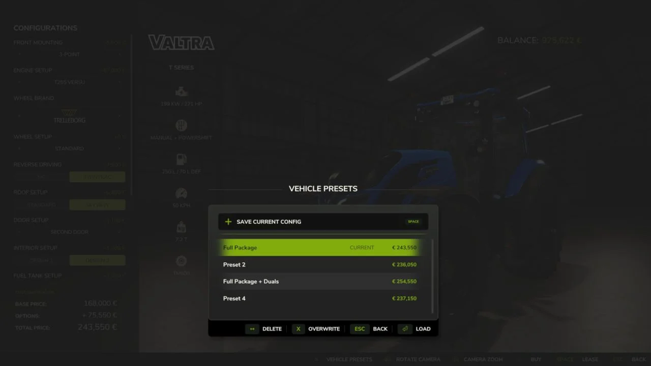 FS25 Vehicle Presets V1.0.2.1 Other Mod