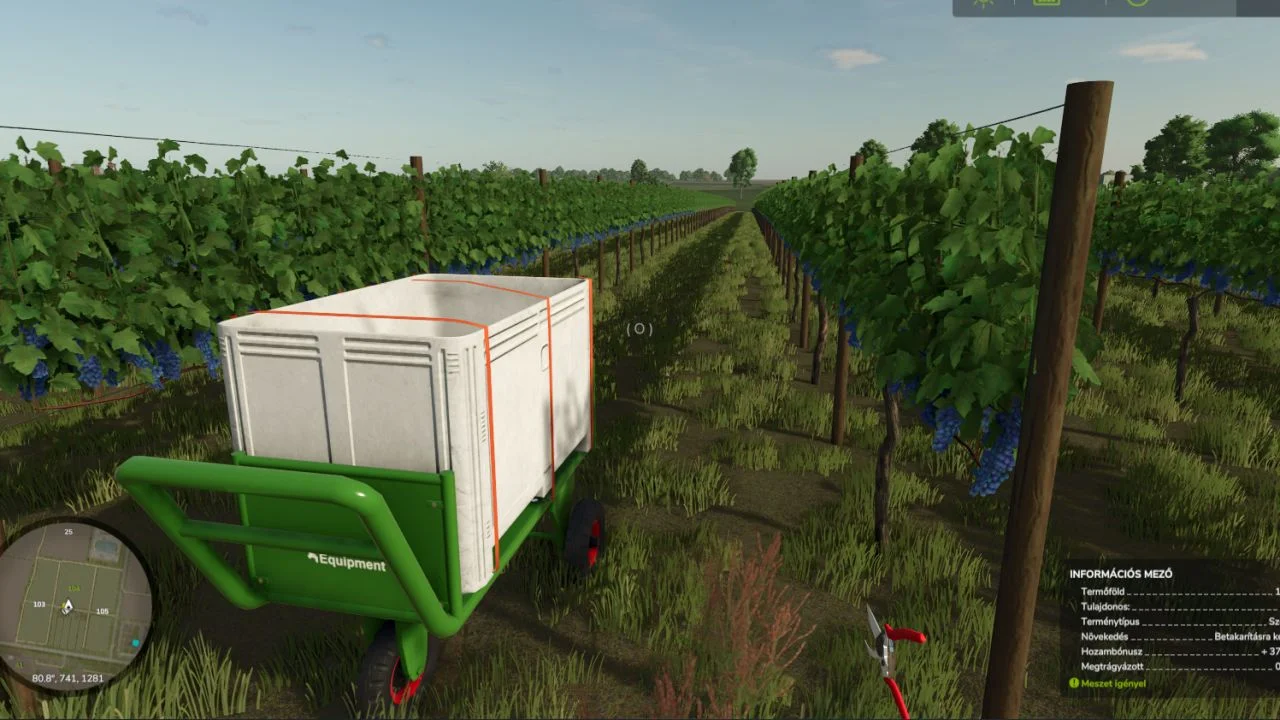 FS25 Vine Harvest Hand Tool V1.0.0.2 Other Mod