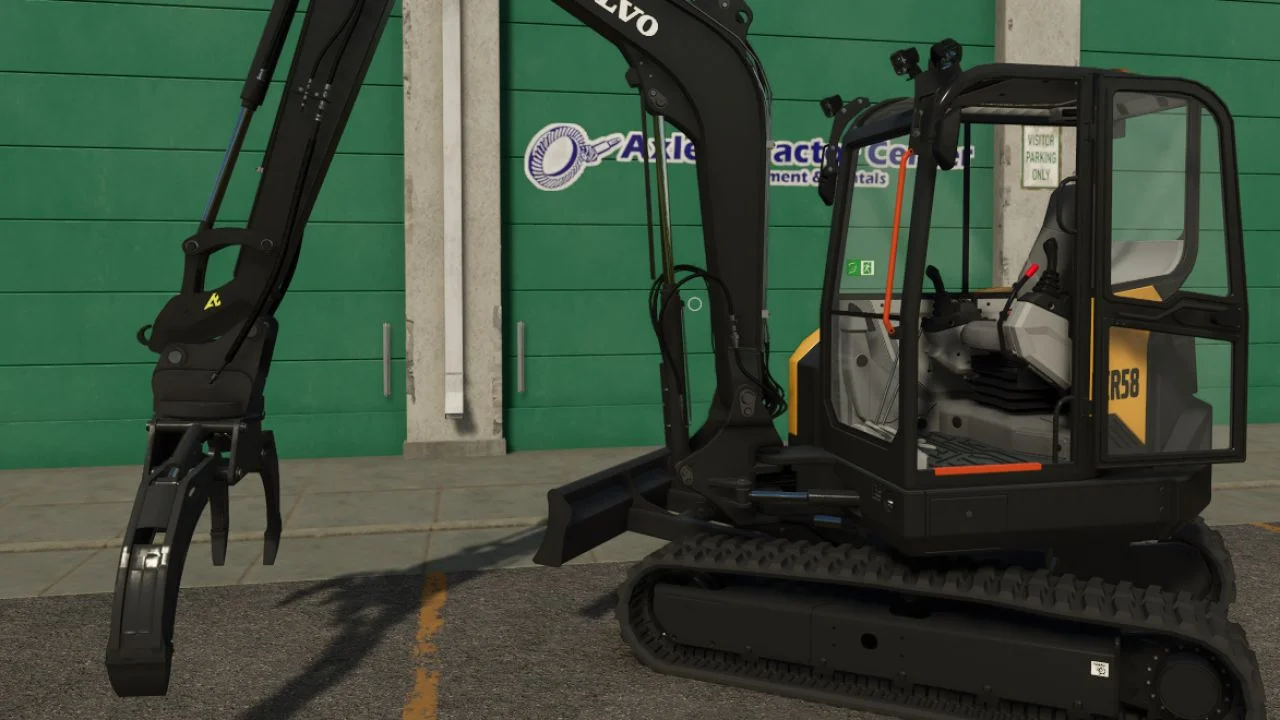 FS25 Volvo ECR58F V1.0 Other Mod FS25 Mod Free Download