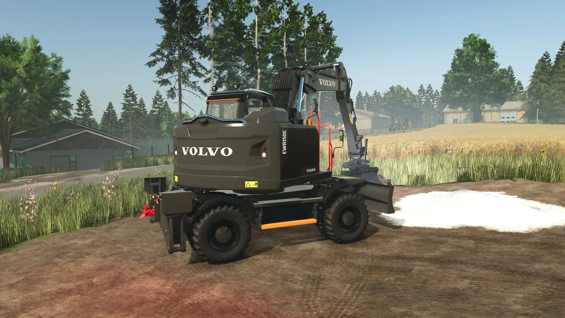 FS25 Volvo EWR150E Black Edition V1.0 Other Mod FS25 Mod Free Download