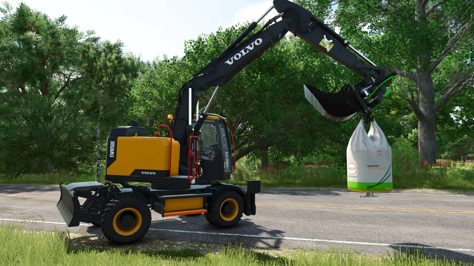 FS25 Volvo EWR150E V1.0 Other Mod FS25 Mod Free Download