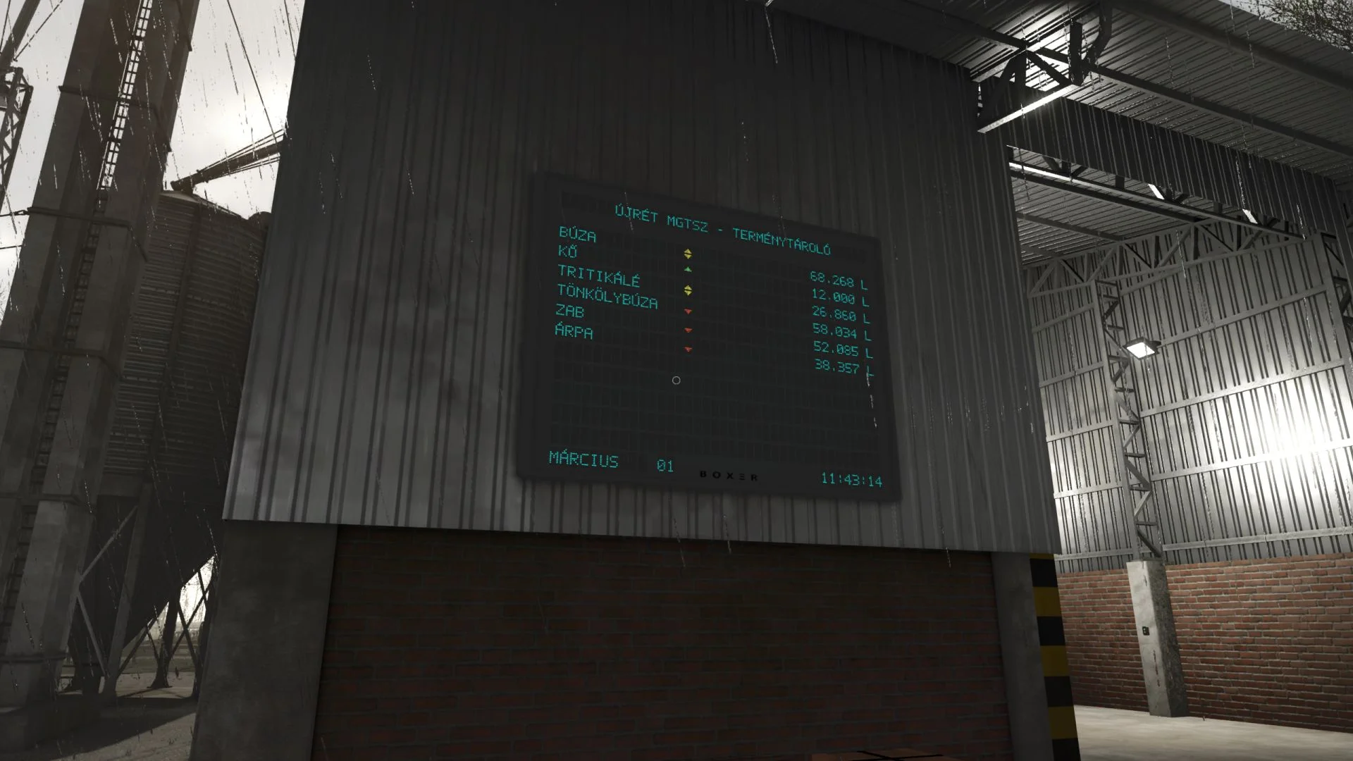 FS25 Wall-mounted LED matrix display V1.3 Other Mod