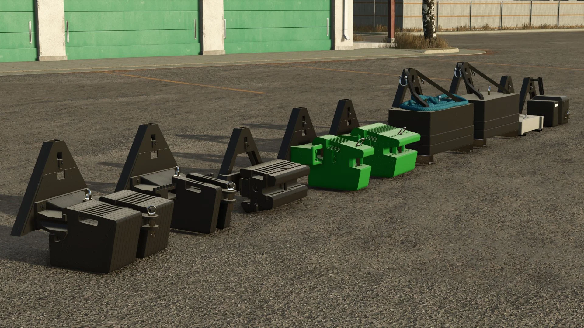 FS25 Weights pack for tractor triangle V1.0 Other Mod FS25 Mod Free Download
