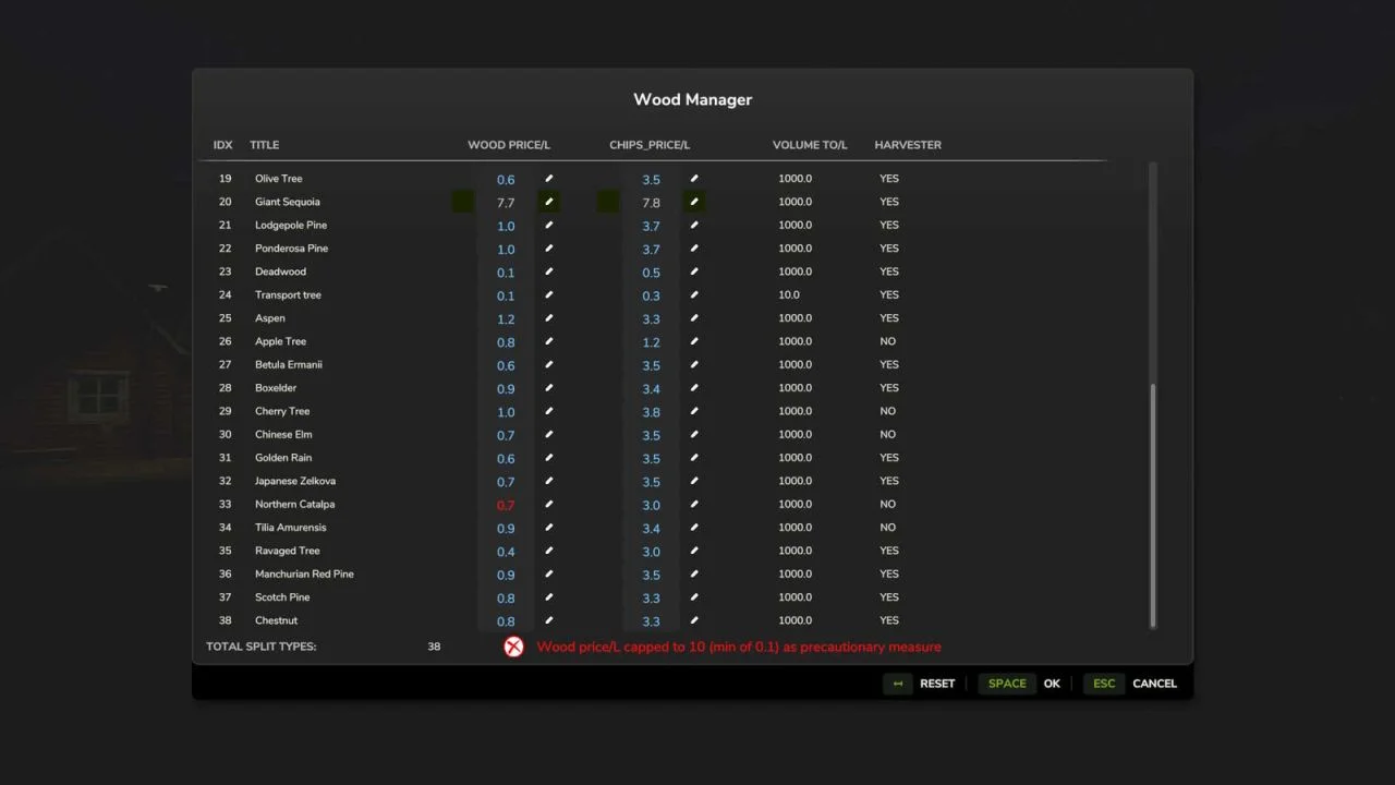FS25 Wood Manager V1.0 Other Mod