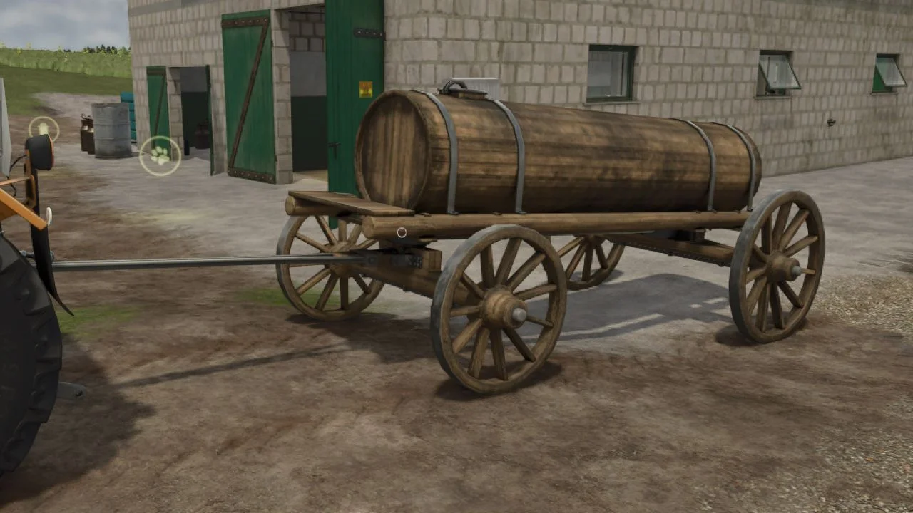 FS25 Wooden trailer V1.0 Other Mod FS25 Mod Free Download