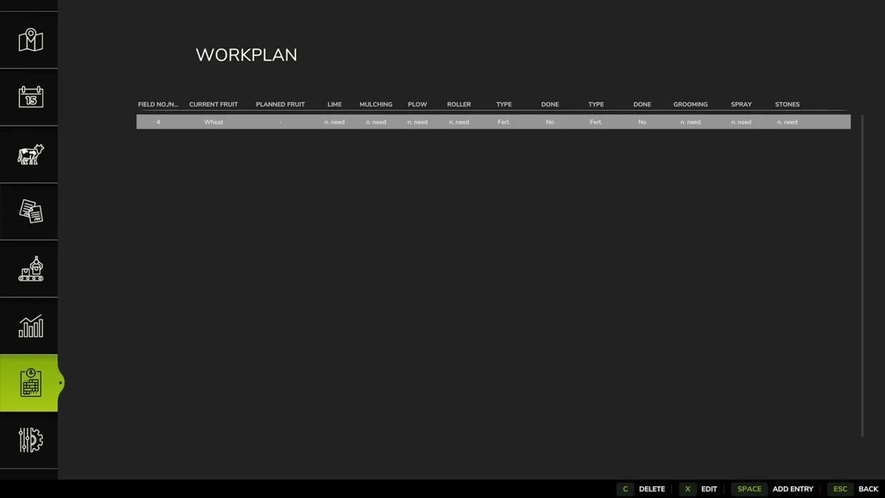 FS25 Workplan V1.0 Other Mod