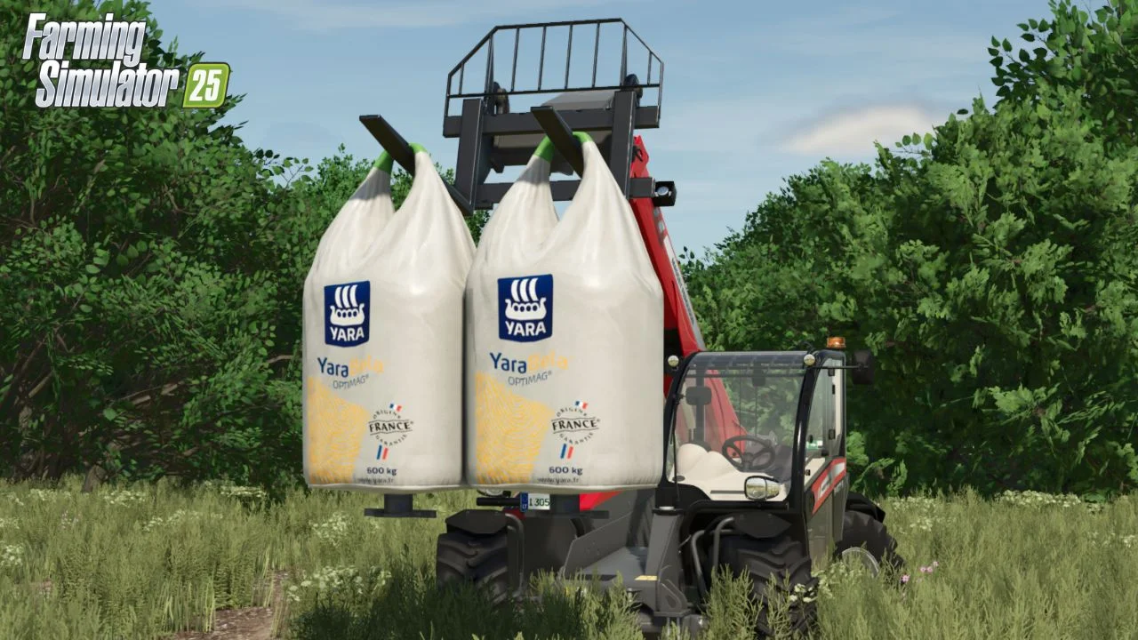 FS25 Yara BigBag Pack V1.0 Other Mod FS25 Mod Free Download