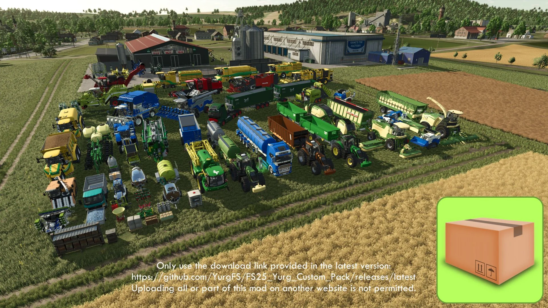 FS25 Yurg’s Custom Pack V1.3.9.1 Other Mod FS25 Mod Free Download