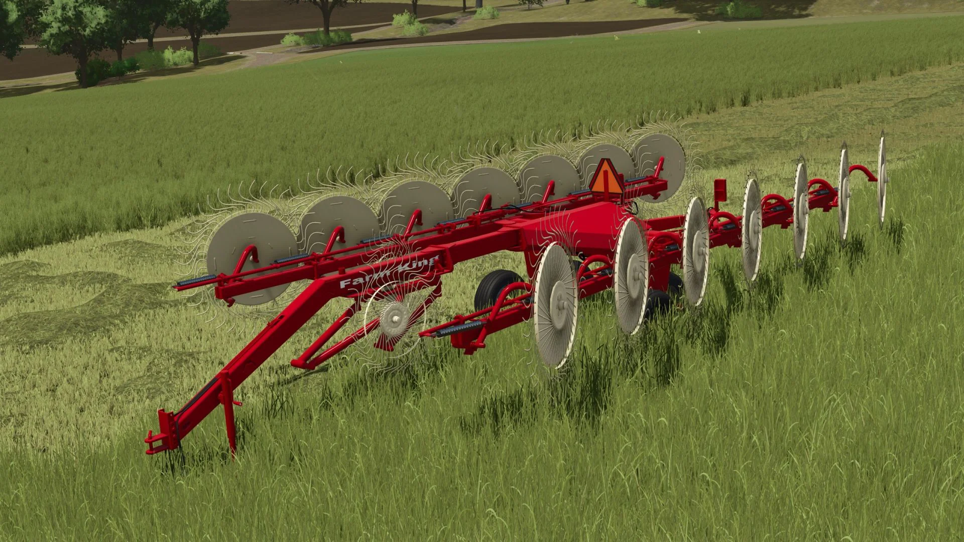 FS25 Farm King swath mower v1.0 Mowers Mod FS25 Mod Free Download