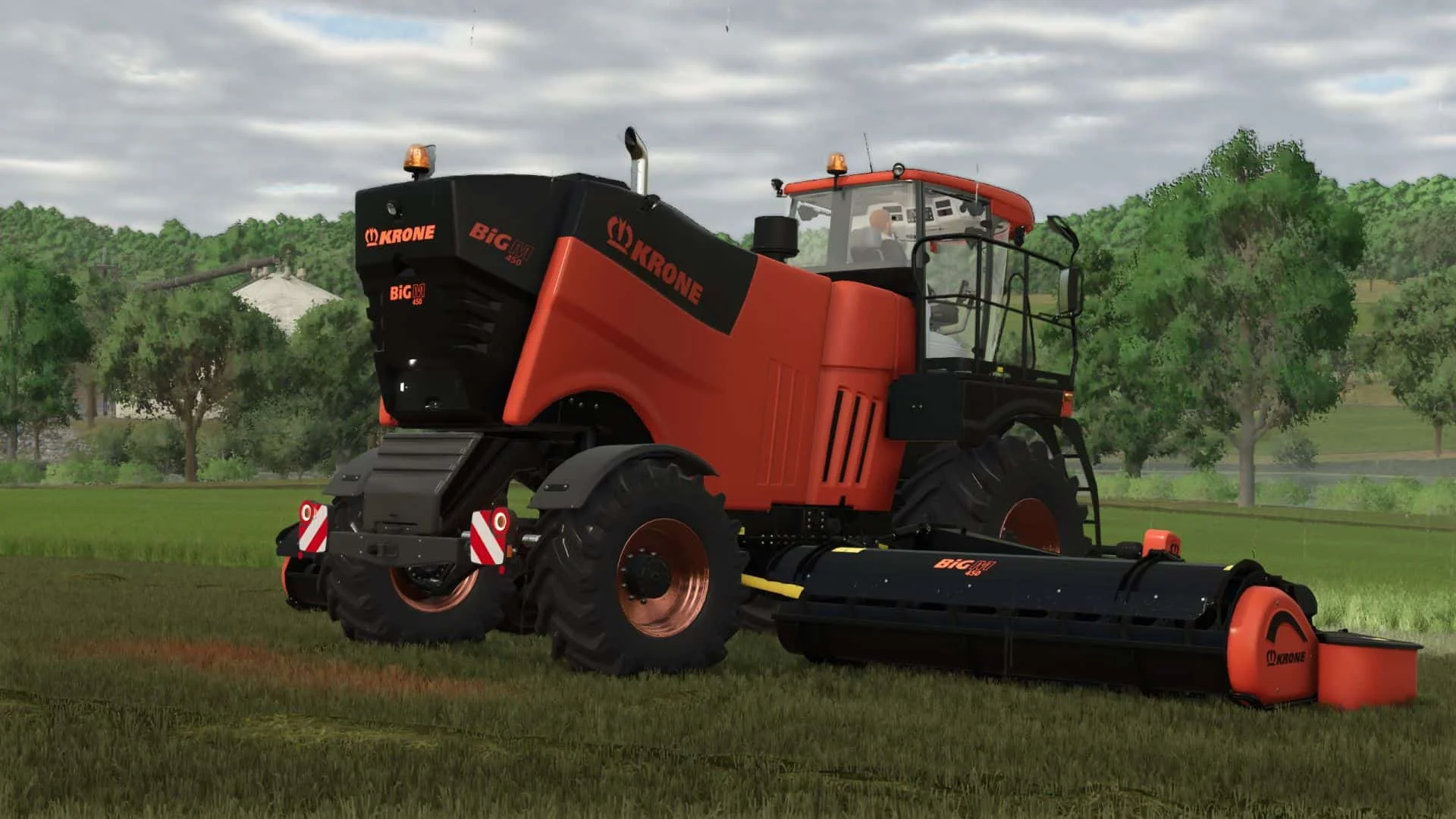 FS25 Krone BiG M 450 (580HP) V1.1 Mowers Mod FS25 Mod Free Download