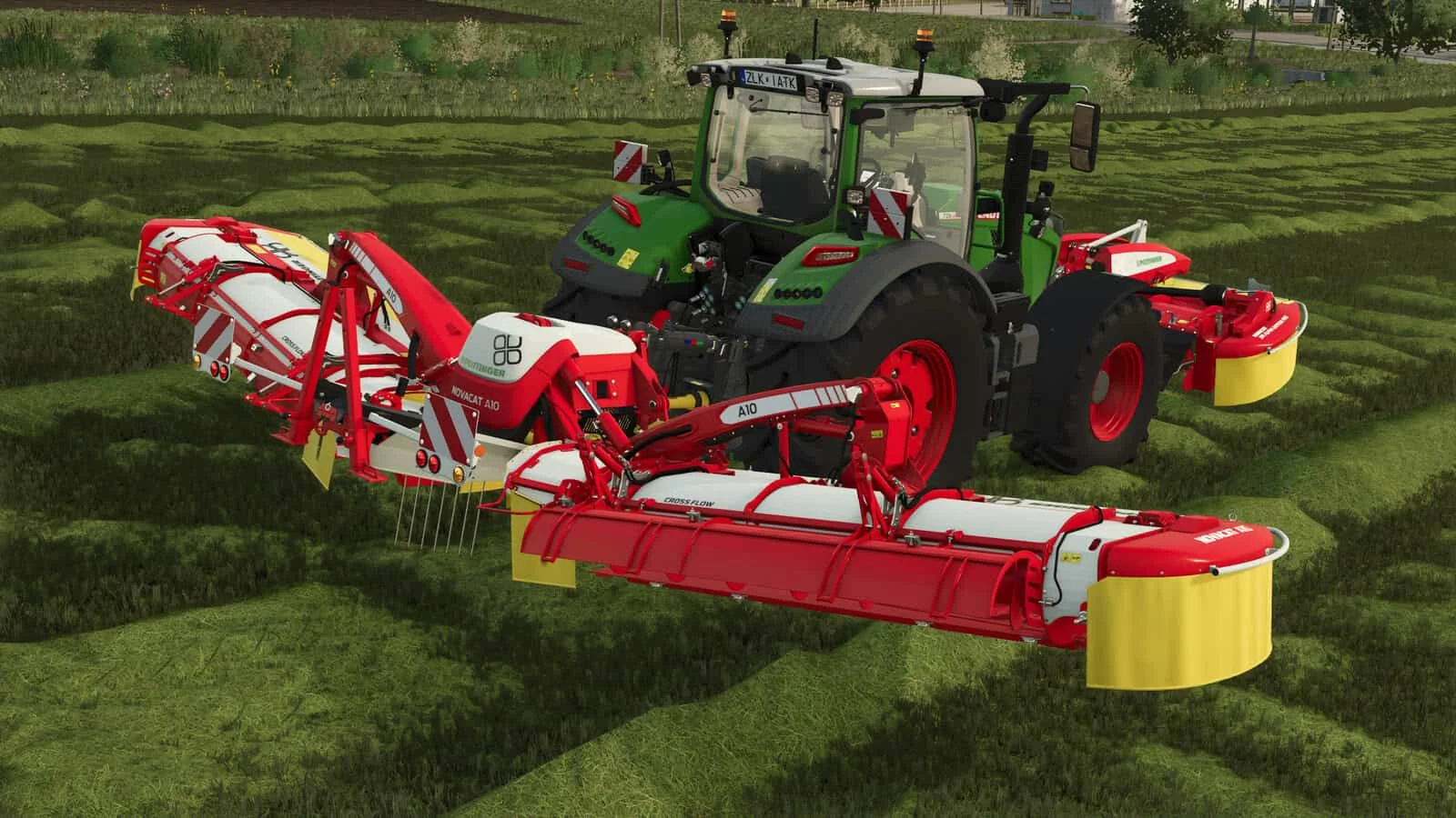 FS25 Pöttinger Novacat A10 Cross Flow + 301 AM ED Pro v1.0 Mowers Mod FS25 Mod Free Download