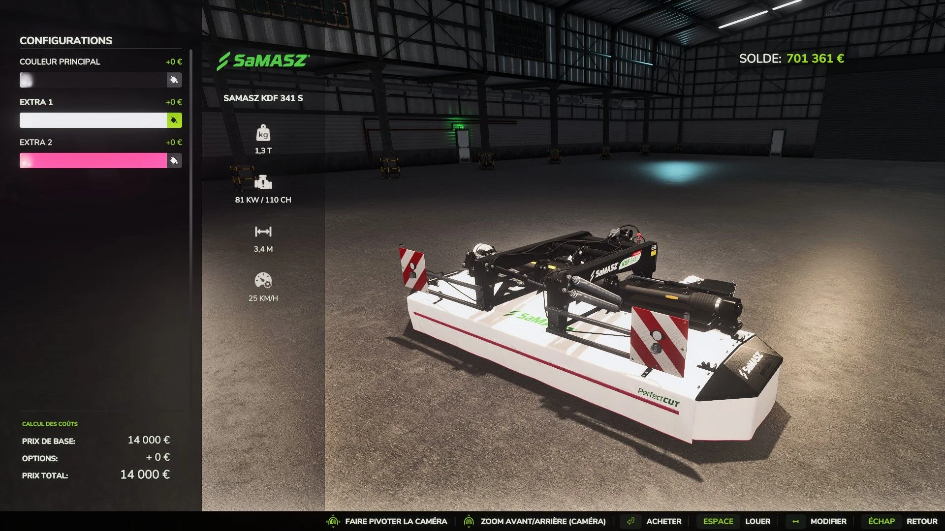 FS25 SAMASZ mowers v1.0 FS25 Mod Free Download