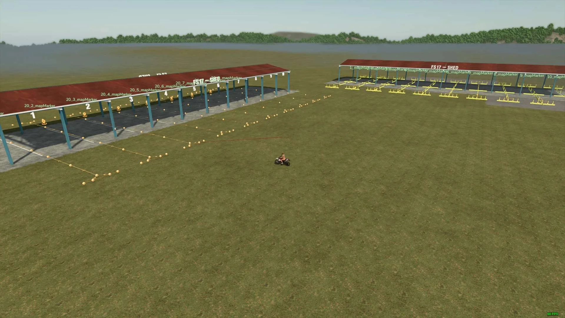 FS25 AutoDrive parkingSheds v1.0 Packs Mod FS25 Mod Free Download