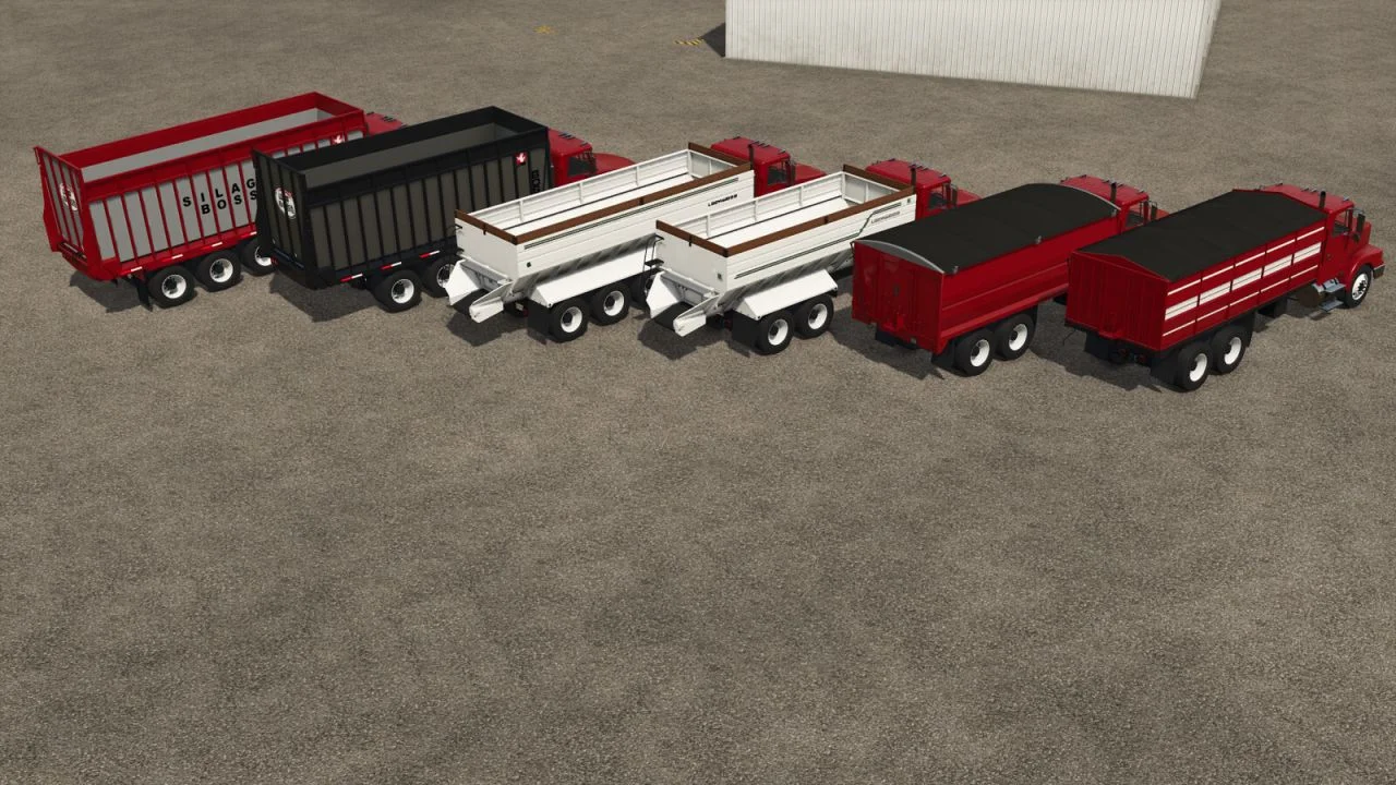 FS25 Bulk Truck Bed Pack v1.0 Packs Mod FS25 Mod Free Download