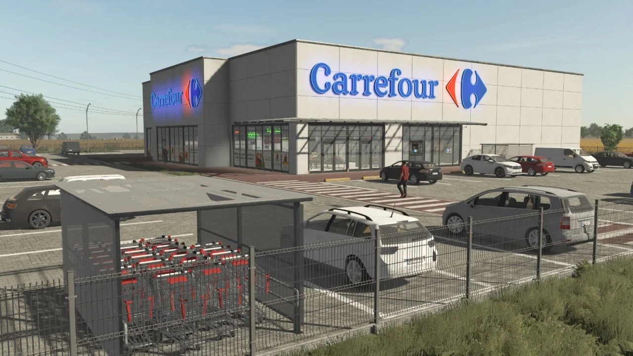 FS25 Carrefour Pack v1.0 Packs Mod FS25 Mod Free Download