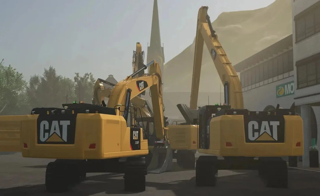 FS25 CAT 330f / 336f Pack v1.0 Packs Mod FS25 Mod Free Download