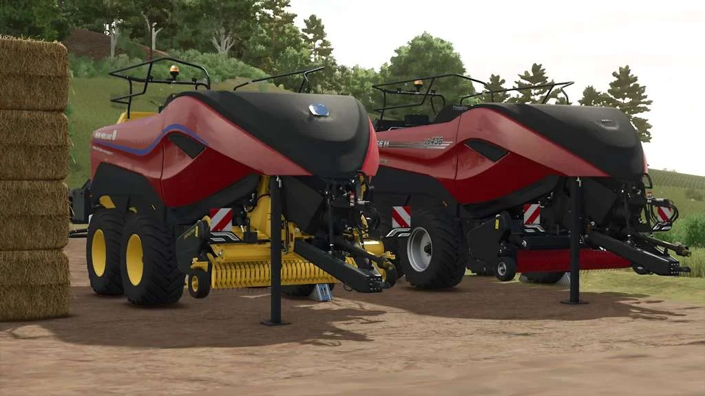 FS25 CNH Square Balers Pack Rust Edition v1.4 Packs Mod FS25 Mod Free Download