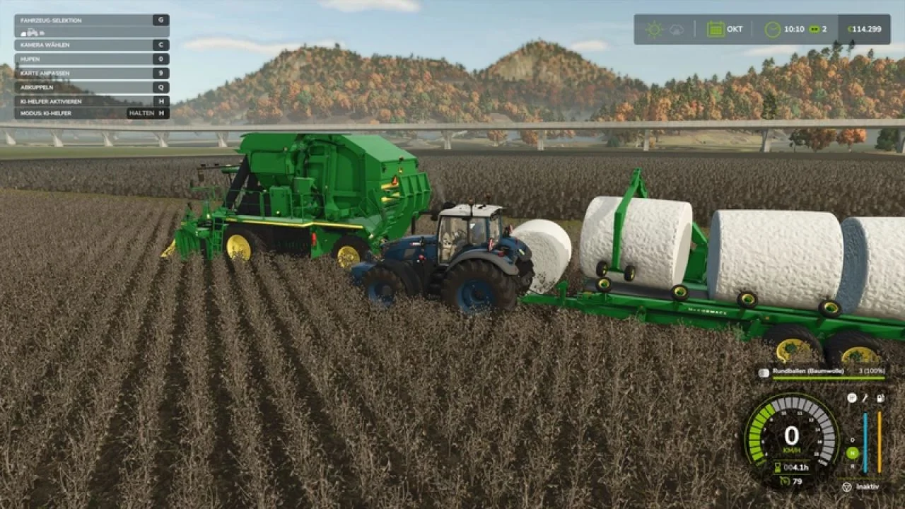 FS25 Cotton Harvester Pack John Deere 52 km/h v1.0 Packs Mod FS25 Mod Free Download