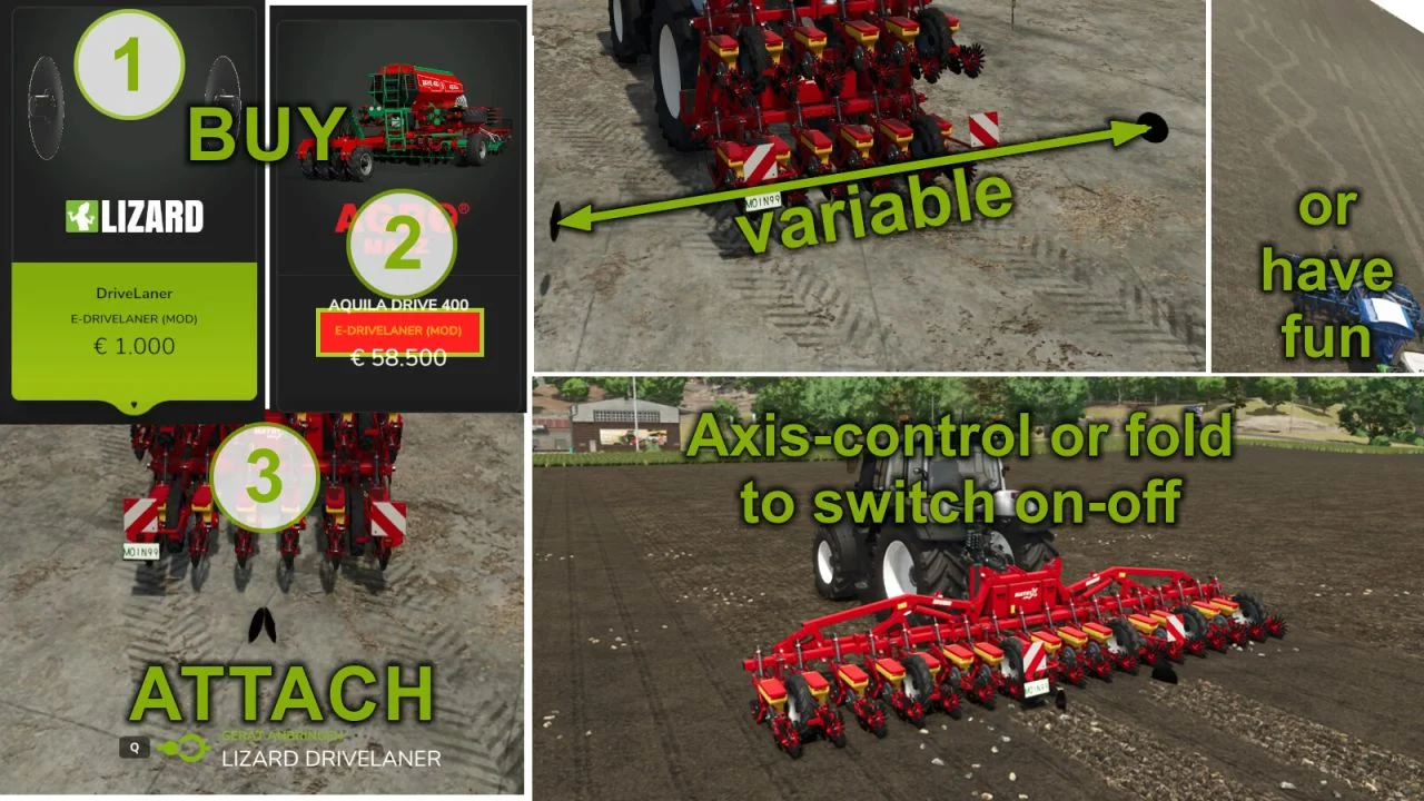 FS25 DriveLaner v1.0 Packs Mod FS25 Mod Free Download