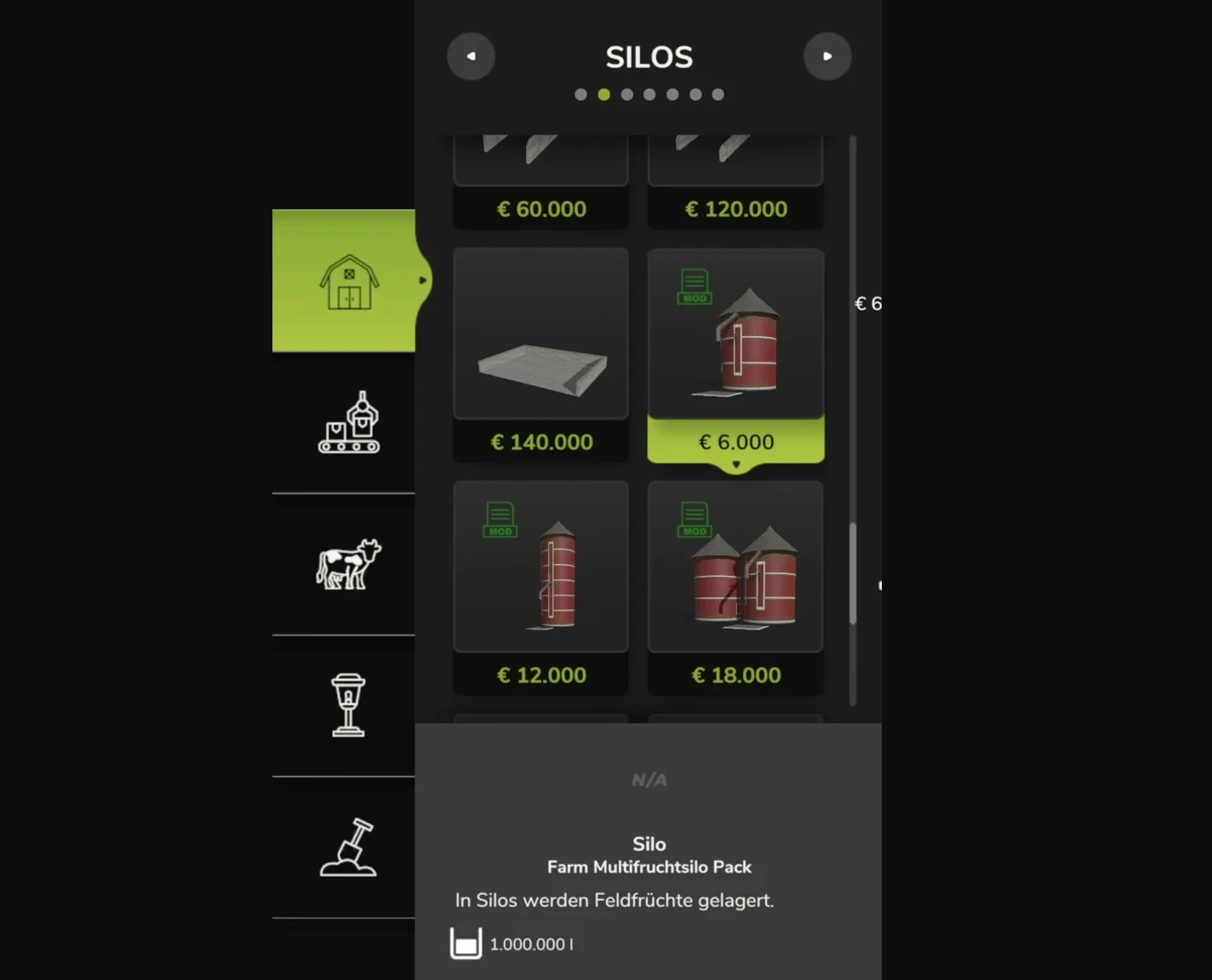 FS25 Farm Multifruitsilo Pack V1.0 Packs Mod FS25 Mod Free Download