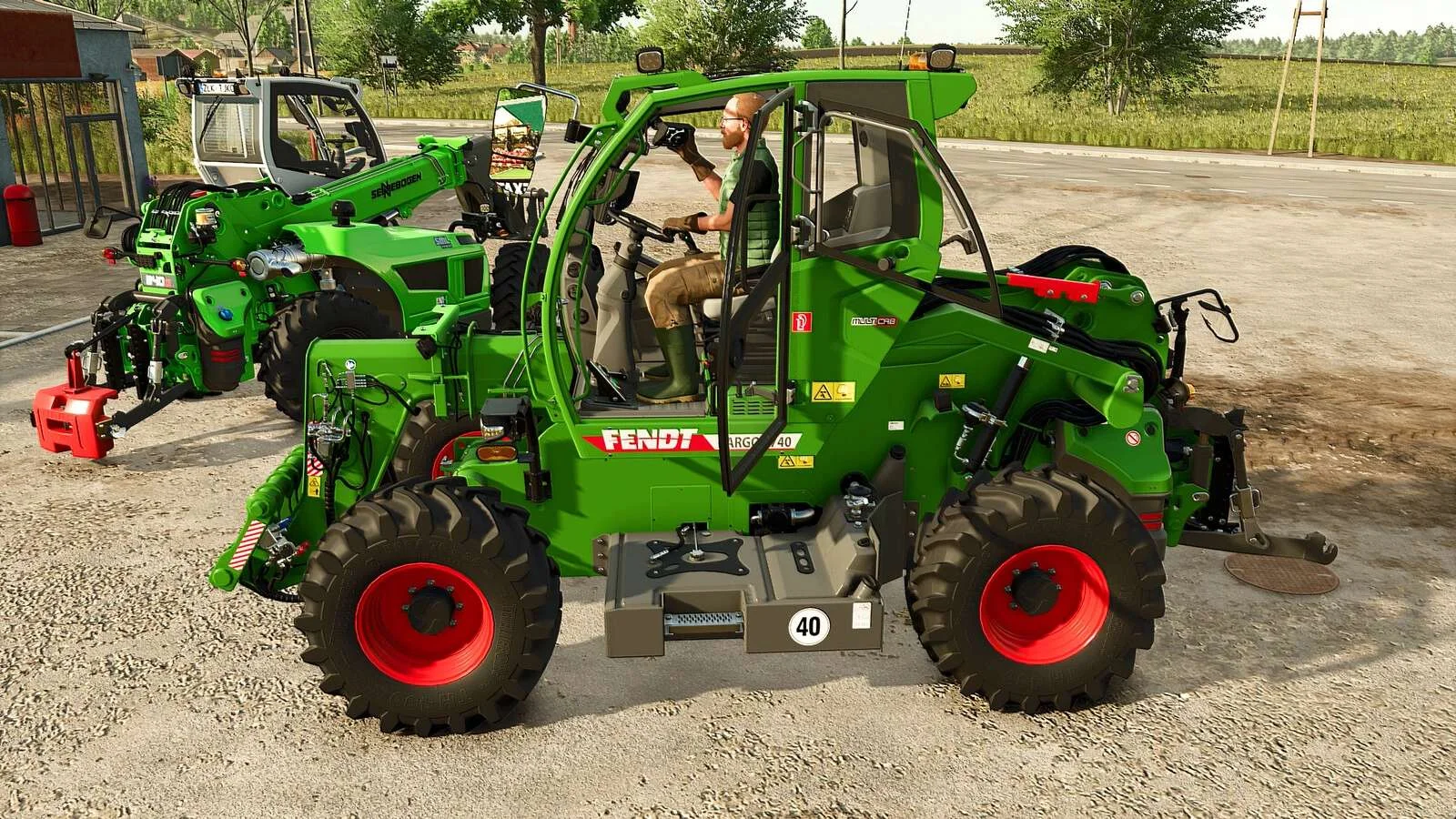 FS25 Fendt/Sennebogen Telehandler v1.0.0.1 Packs Mod FS25 Mod Free Download
