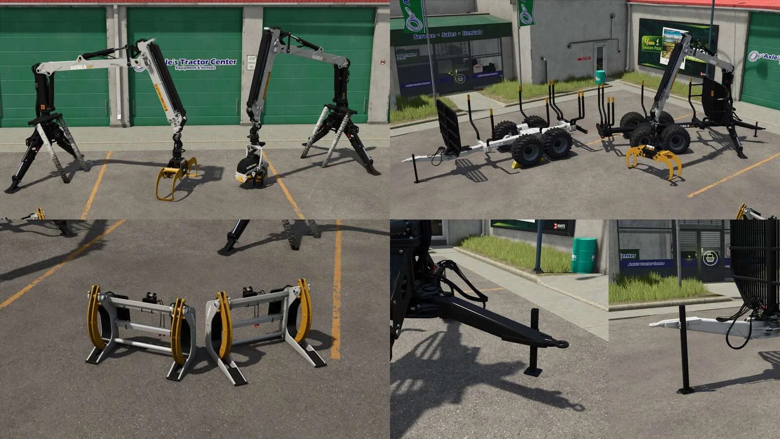 FS25 Kesla Forestry Pack v1.0.0.1 Packs Mod FS25 Mod Free Download