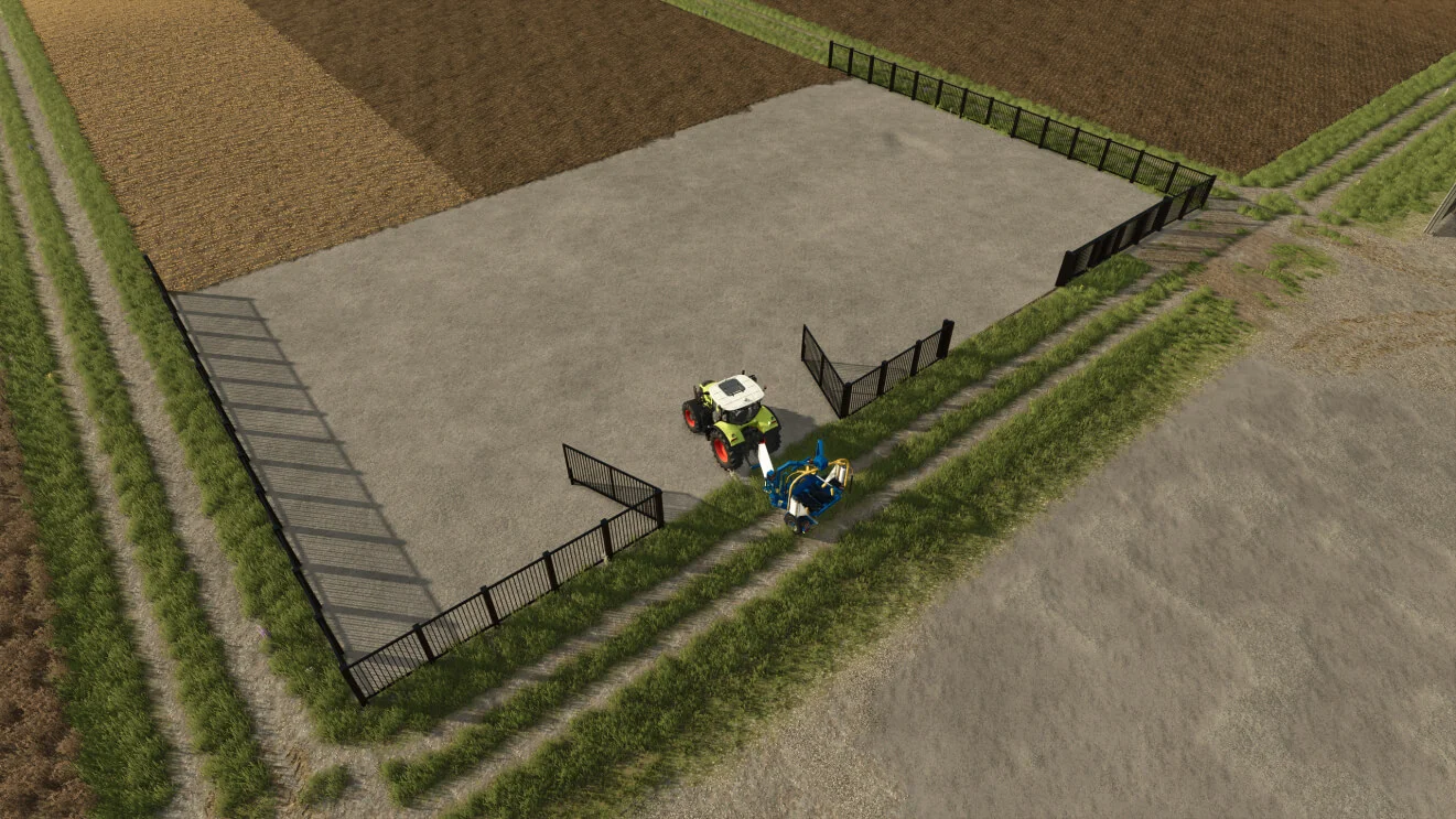 FS25 Metal Fence With Gates Pack V0.9 Packs Mod FS25 Mod Free Download