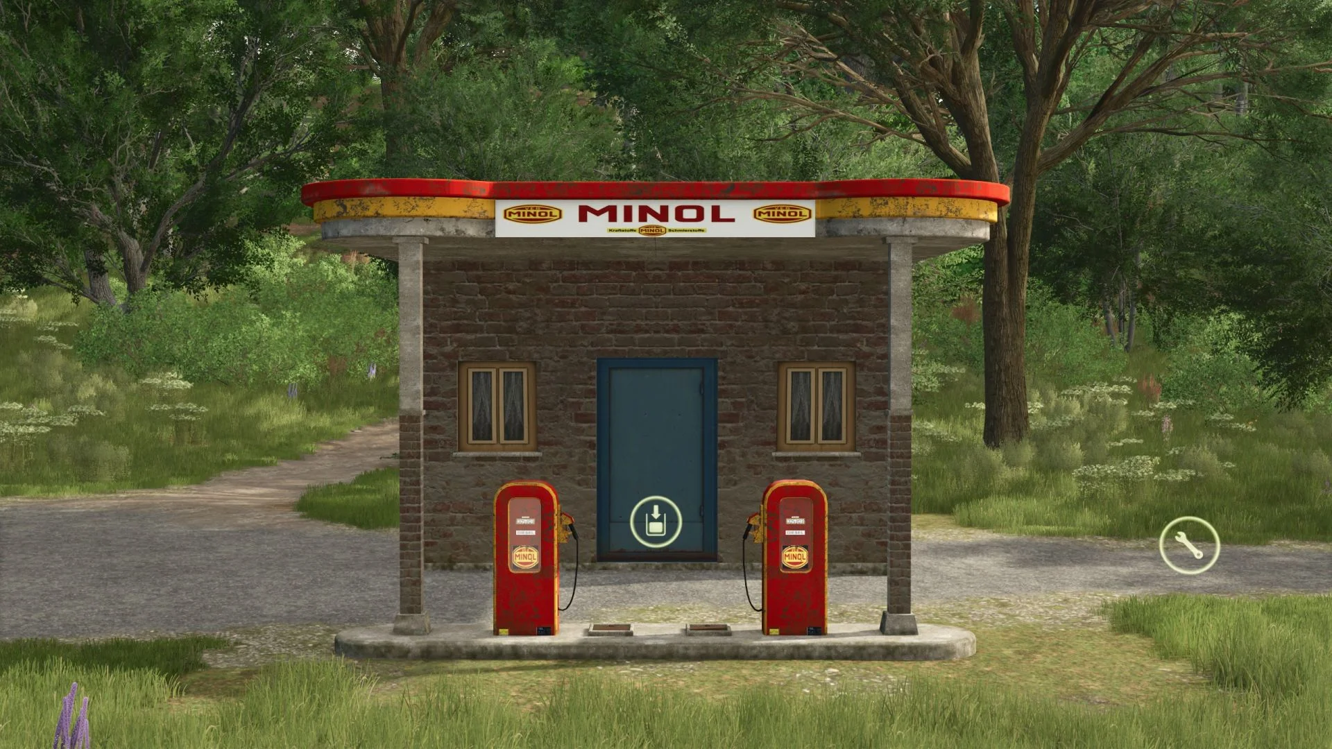 FS25 Minol gas station pack v1.1 Packs Mod FS25 Mod Free Download