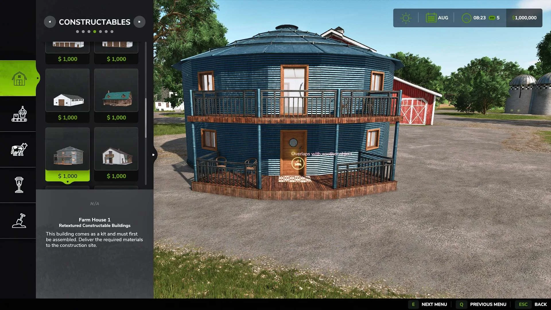 FS25 Retextured Constructables Texture V1.0 Packs Mod FS25 Mod Free Download