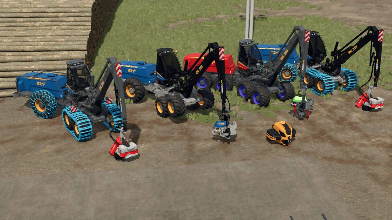FS25 Rottne H21D Steep Slope Pack v1.0.2 Packs Mod FS25 Mod Free Download