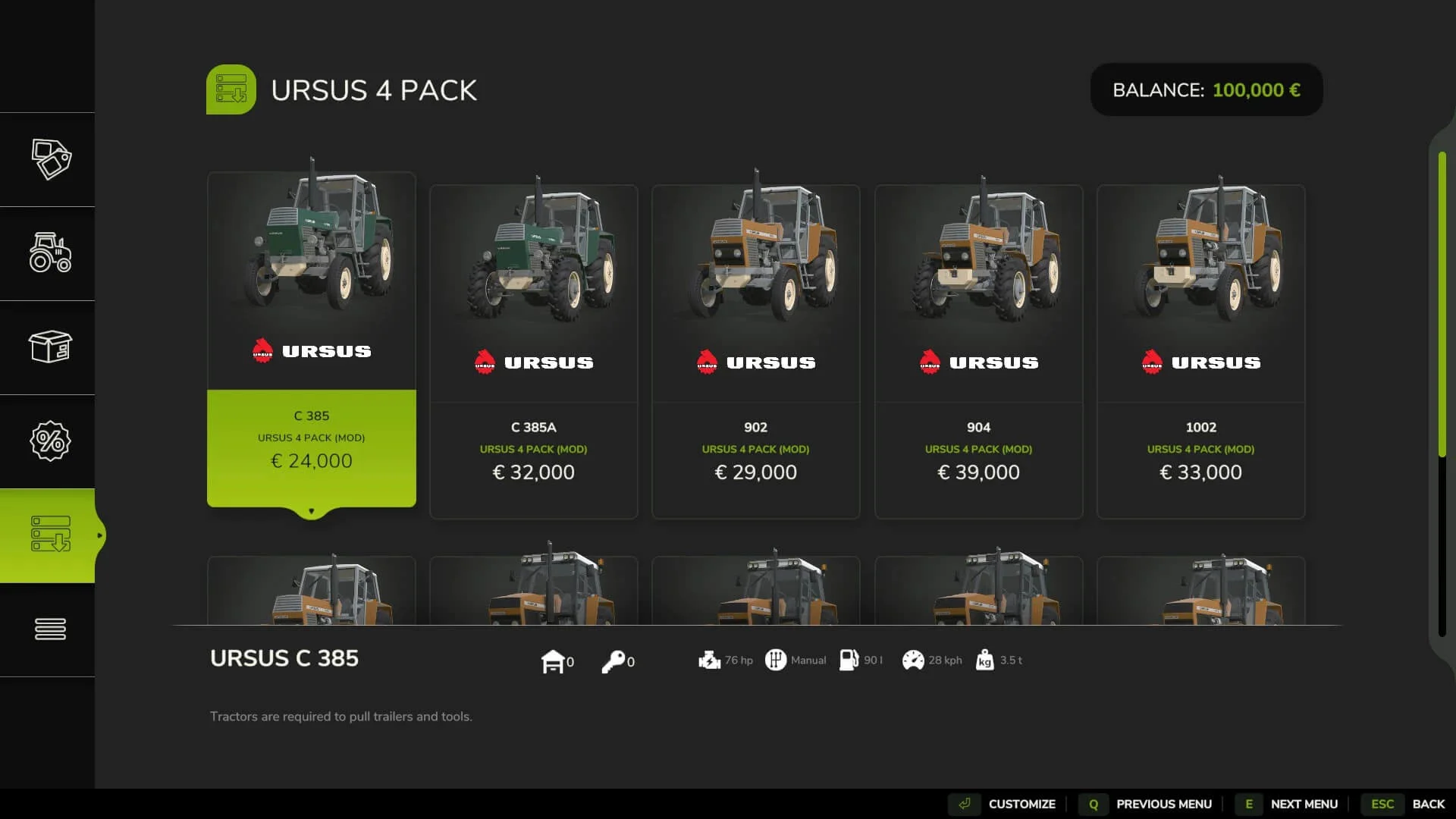FS25 Ursus 4 pack v1.0 Packs Mod FS25 Mod Free Download