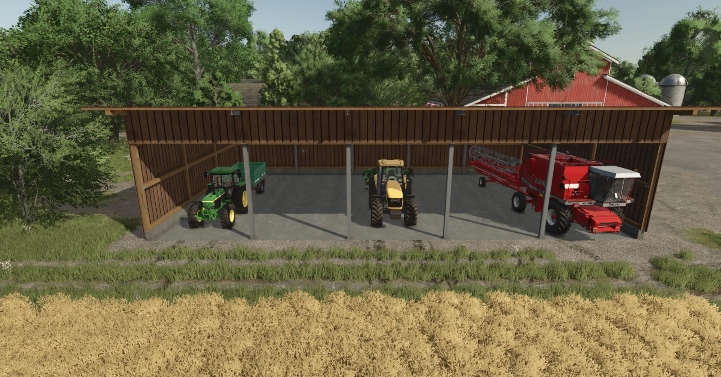 FS25 Vehicle Shelter Pack V1.0 Packs Mod FS25 Mod Free Download