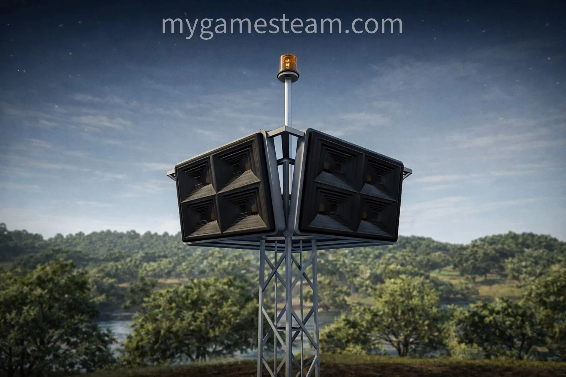 FS25 360 FloodLight V1.0 Placeable Objects Mod FS25 Mod Free Download