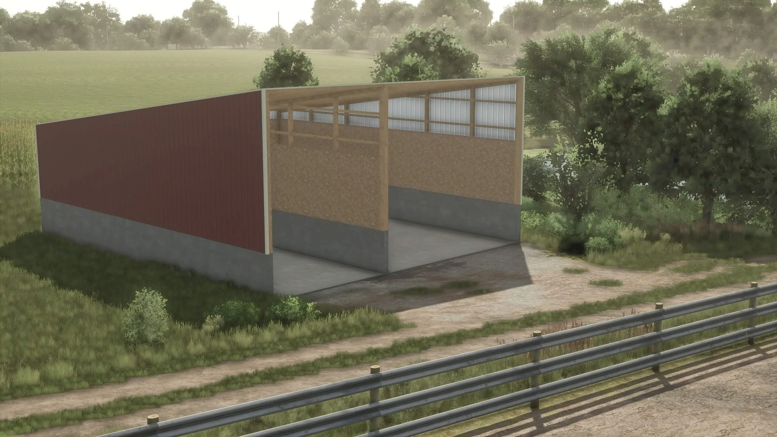 FS25 48×55 Commodity Barn V1.0 Placeable Objects Mod FS25 Mod Free Download