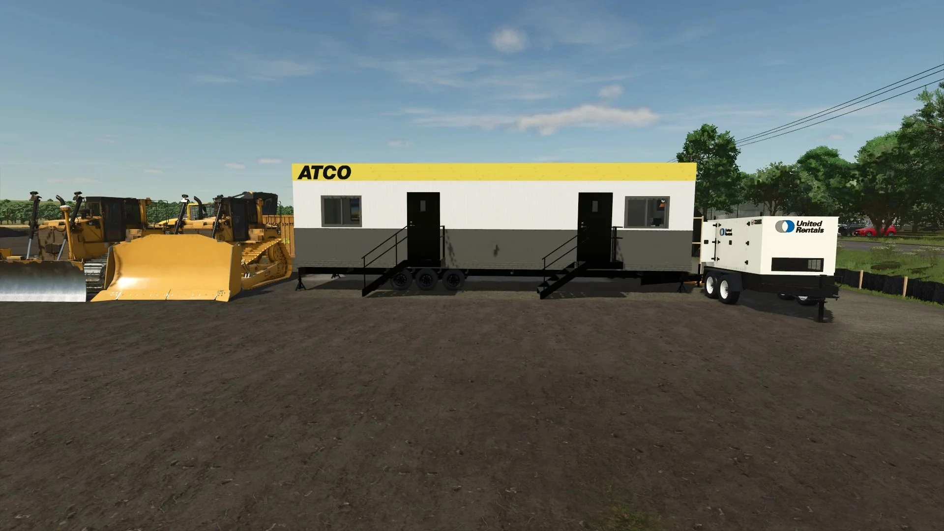 FS25 ATCO Mobile Office v1.0 Placeable Objects Mod FS25 Mod Free Download