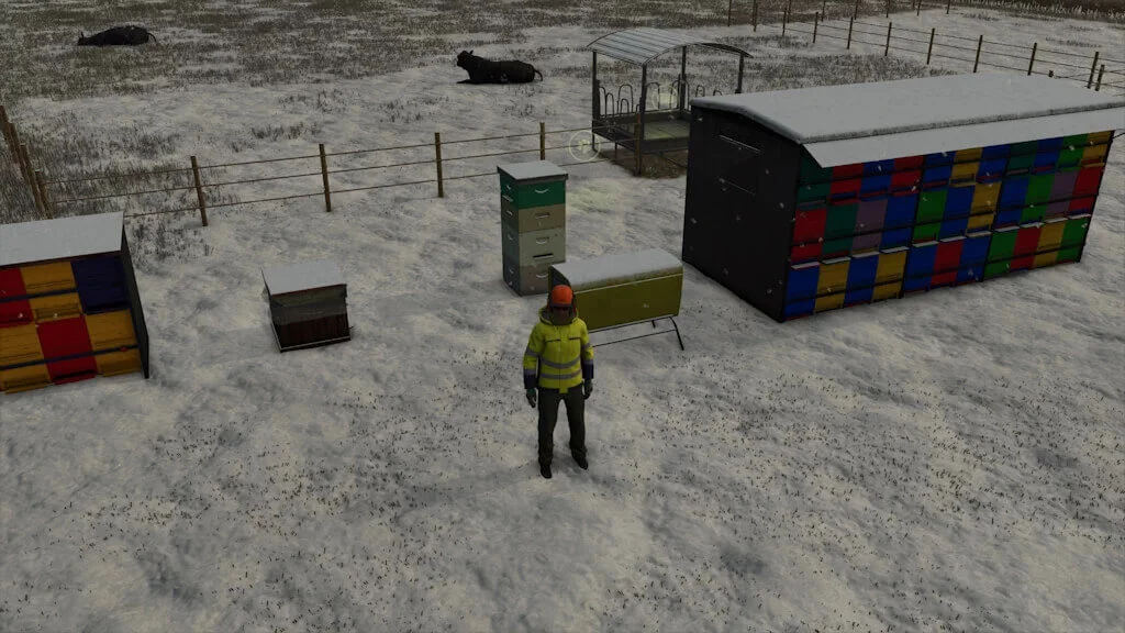 FS25 Bee Hive Pack V1.1 Placeable Objects Mod FS25 Mod Free Download