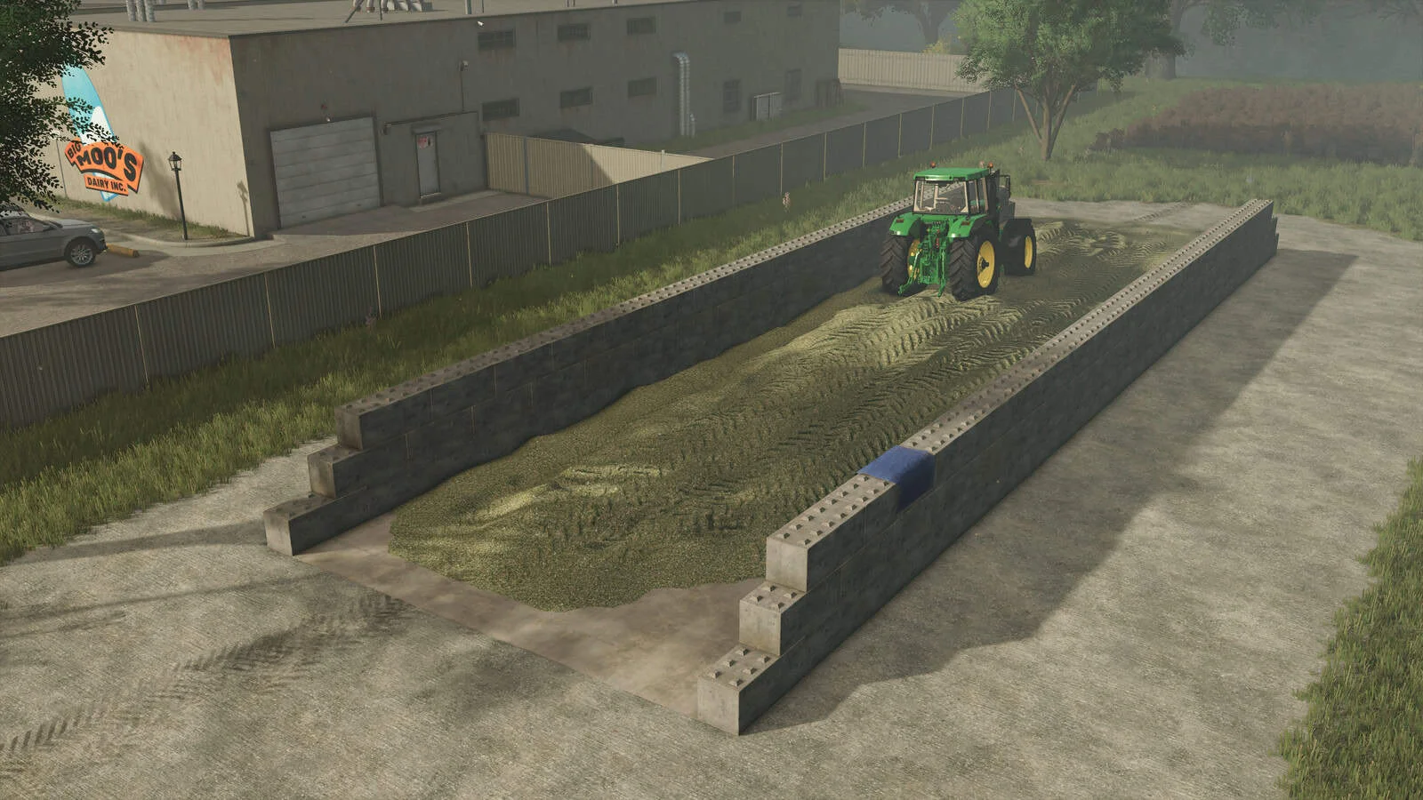 FS25 Concrete Blocks Silo Pack v1.0 Placeable Objects Mod FS25 Mod Free Download