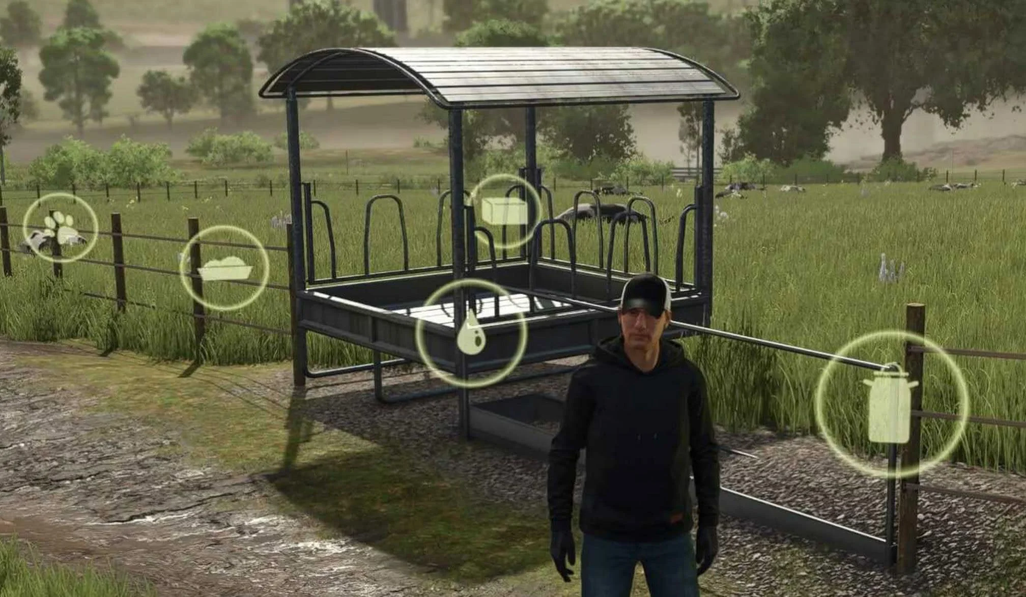FS25 Cow pasture without water v1.0 Placeable Objects Mod FS25 Mod Free Download