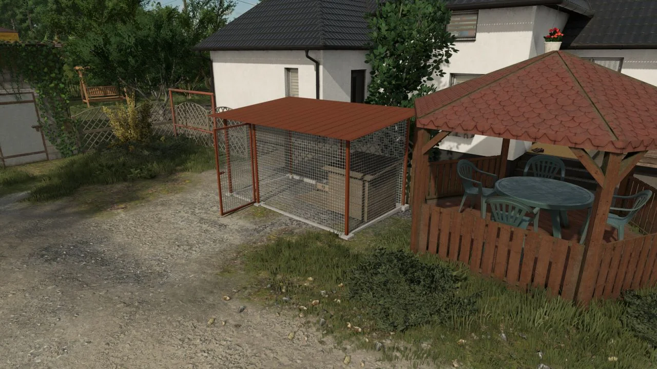 FS25 Dog House v1.0 Placeable Objects Mod FS25 Mod Free Download