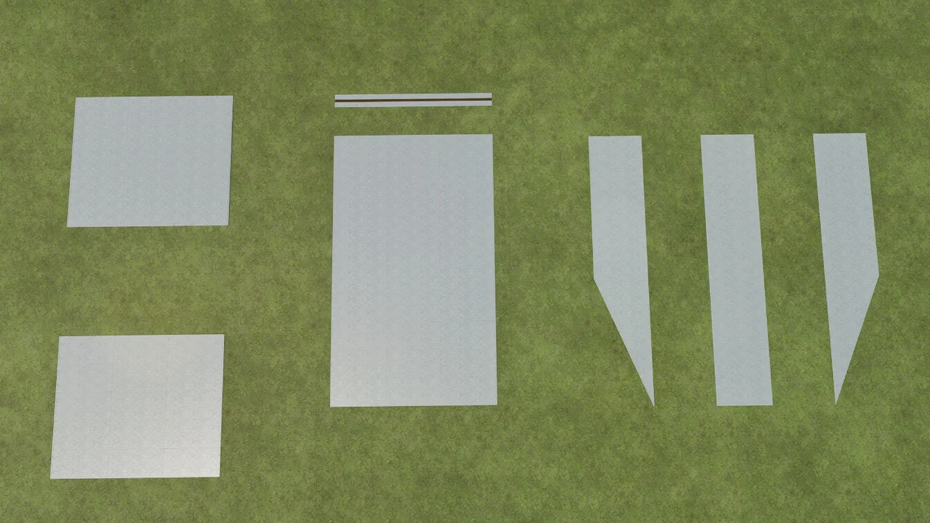 FS25 Driveway Pack V1.0 Placeable Objects Mod FS25 Mod Free Download