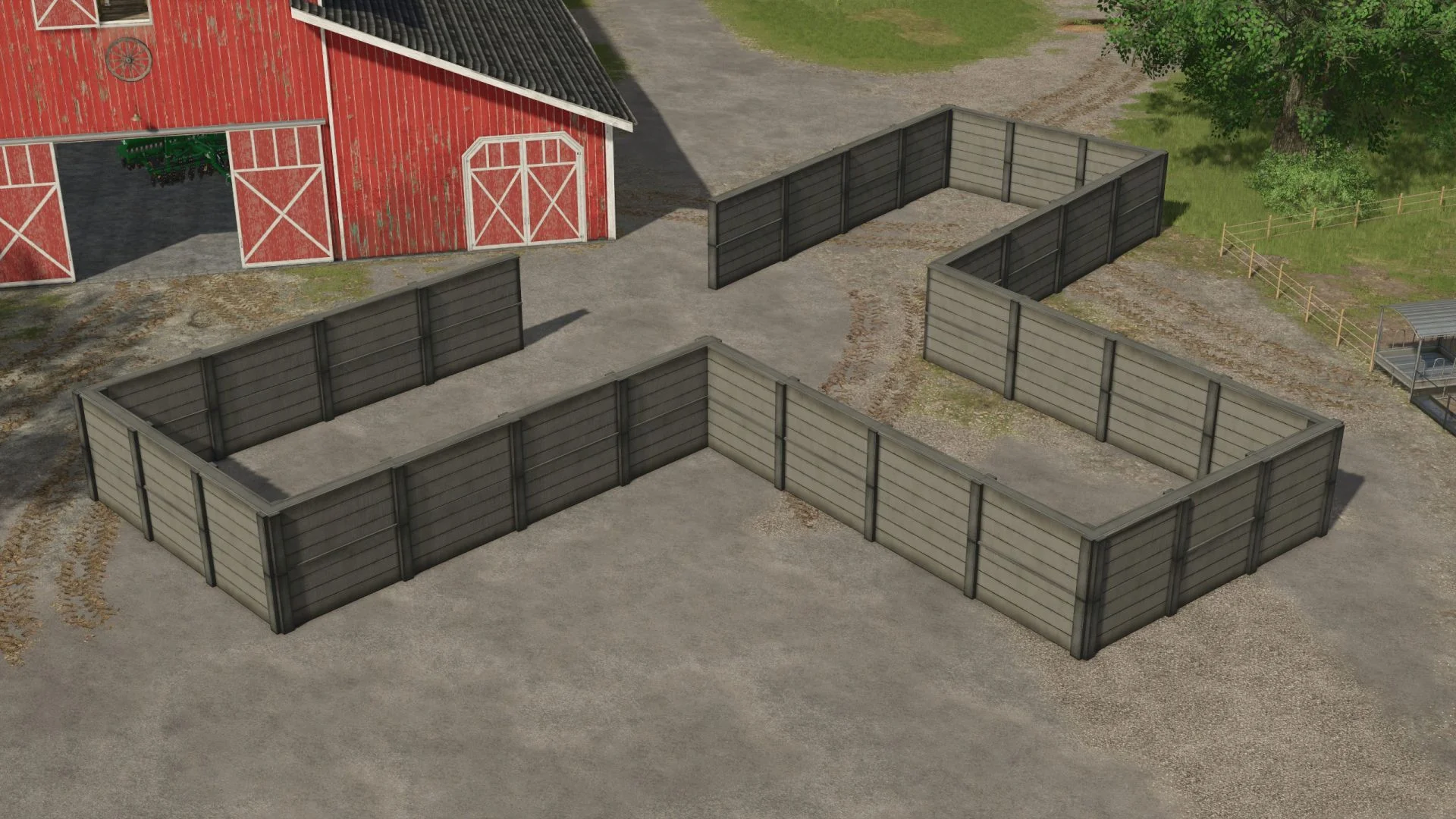 FS25 Dung heap without grid closure V1.0 Placeable Objects Mod FS25 Mod Free Download