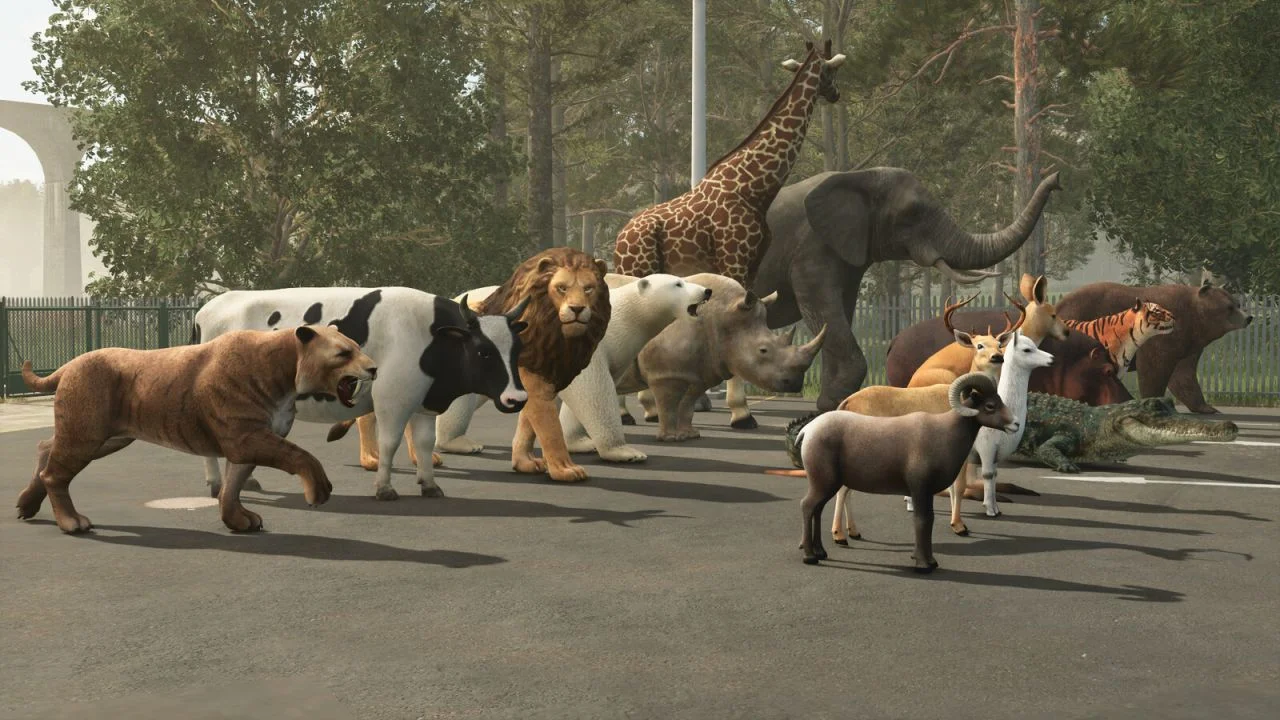 FS25 Dynamic Deco Animals v1.0 Placeable Objects Mod FS25 Mod Free Download