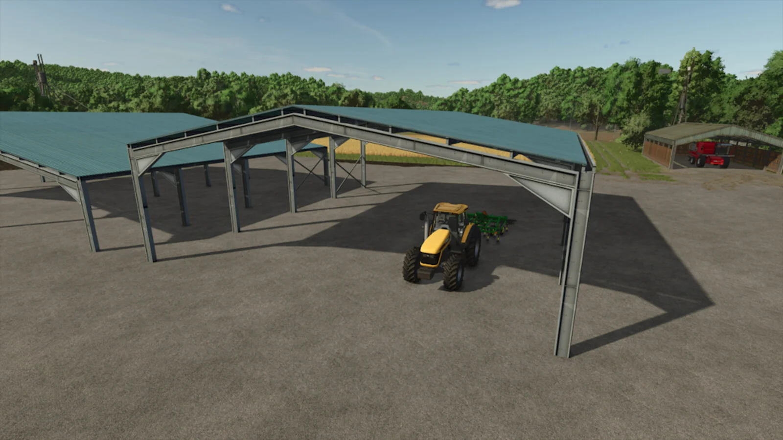 FS25 Easy Hall Sheds Pack v1.0 Placeable Objects Mod FS25 Mod Free Download